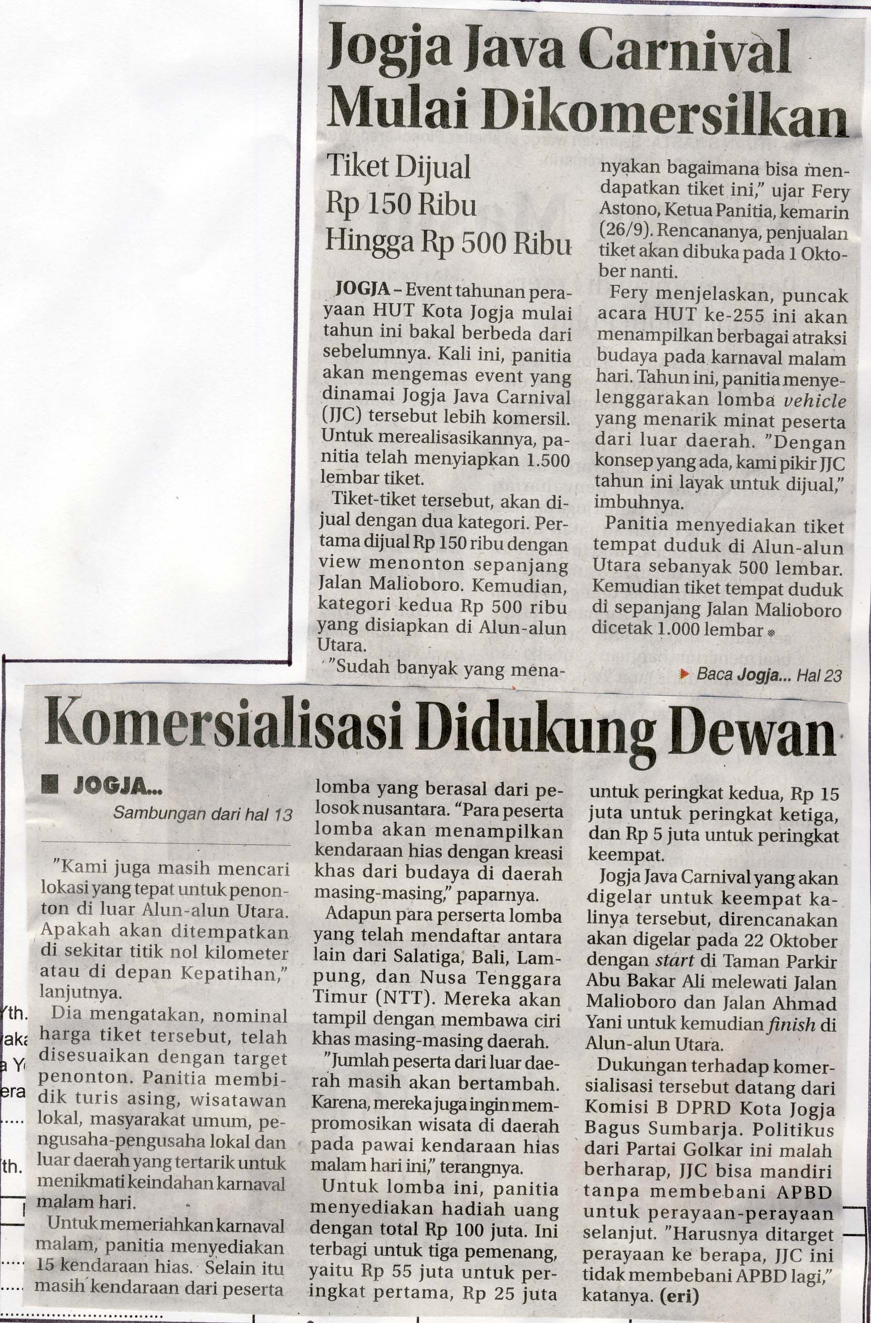 Kliping jogja terbaru